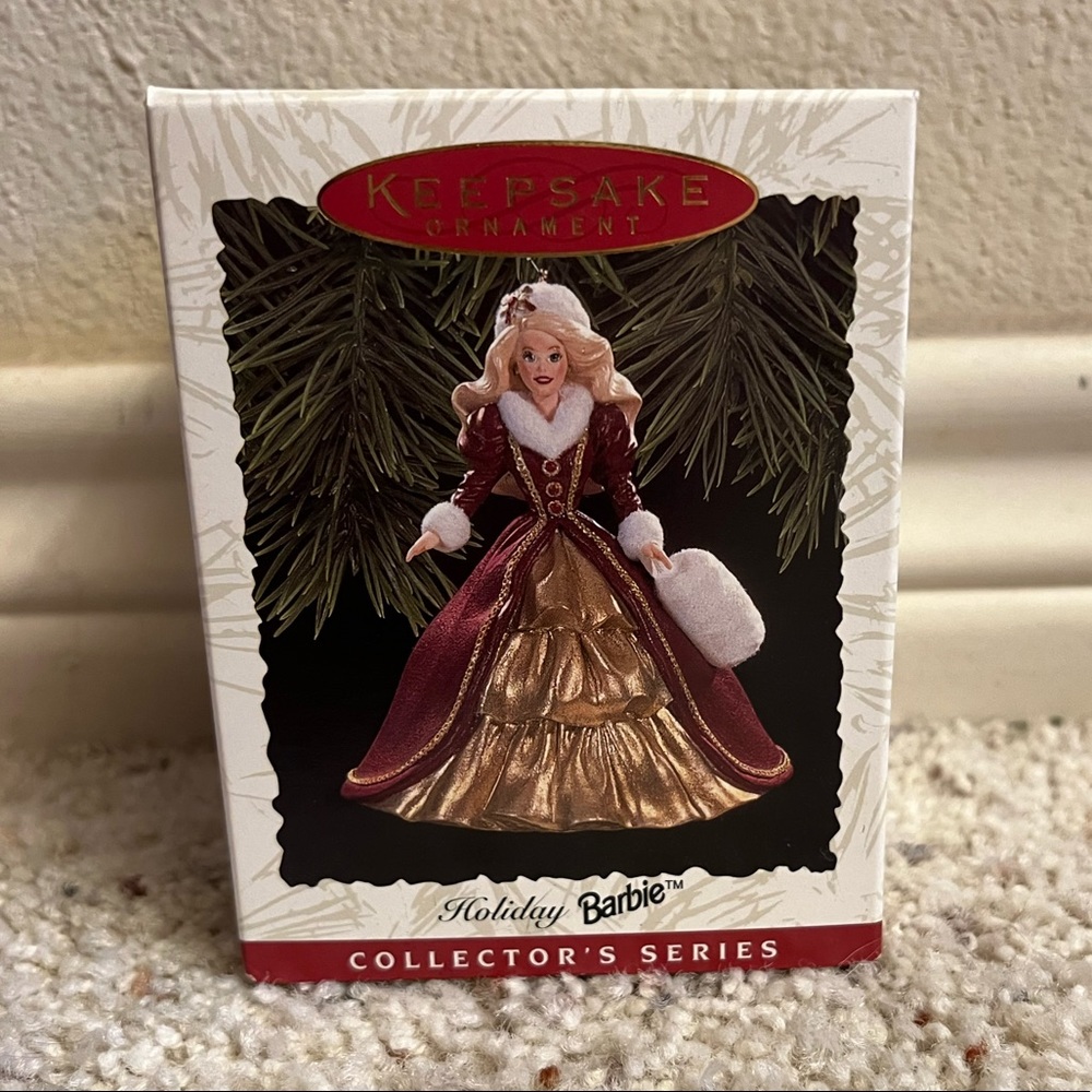 1996 Keepsake Ornament Holiday Barbie